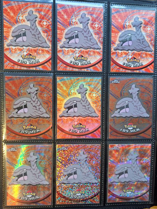 Every different variant of Muk Topps cards