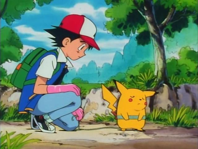 At first, Pikachu really wasn’t interested in me at all; it reminded me a lot of the first episode of the Pokémon anime, when Pikachu wouldn’t listen to or respect Ash