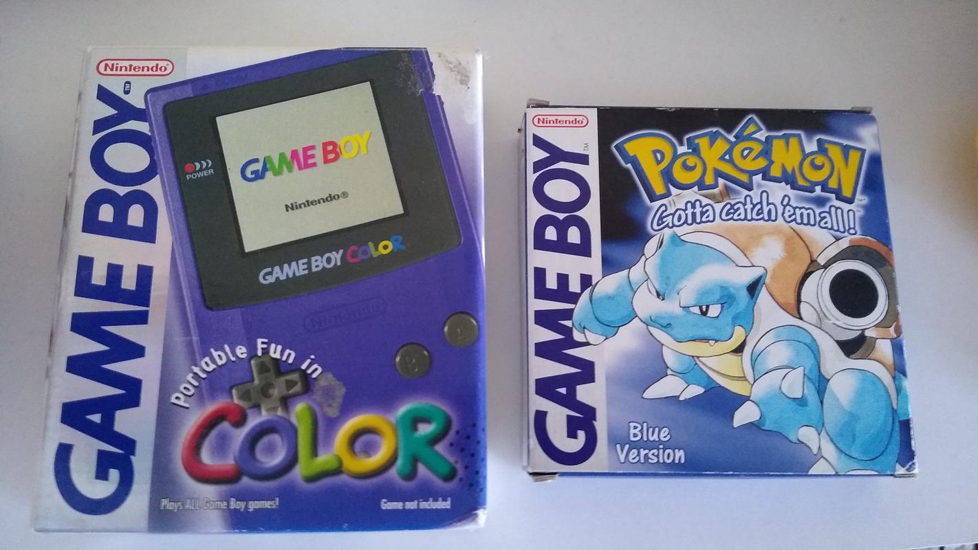My original copy of Pokémon Blue, which my mum purchased for me in 2001