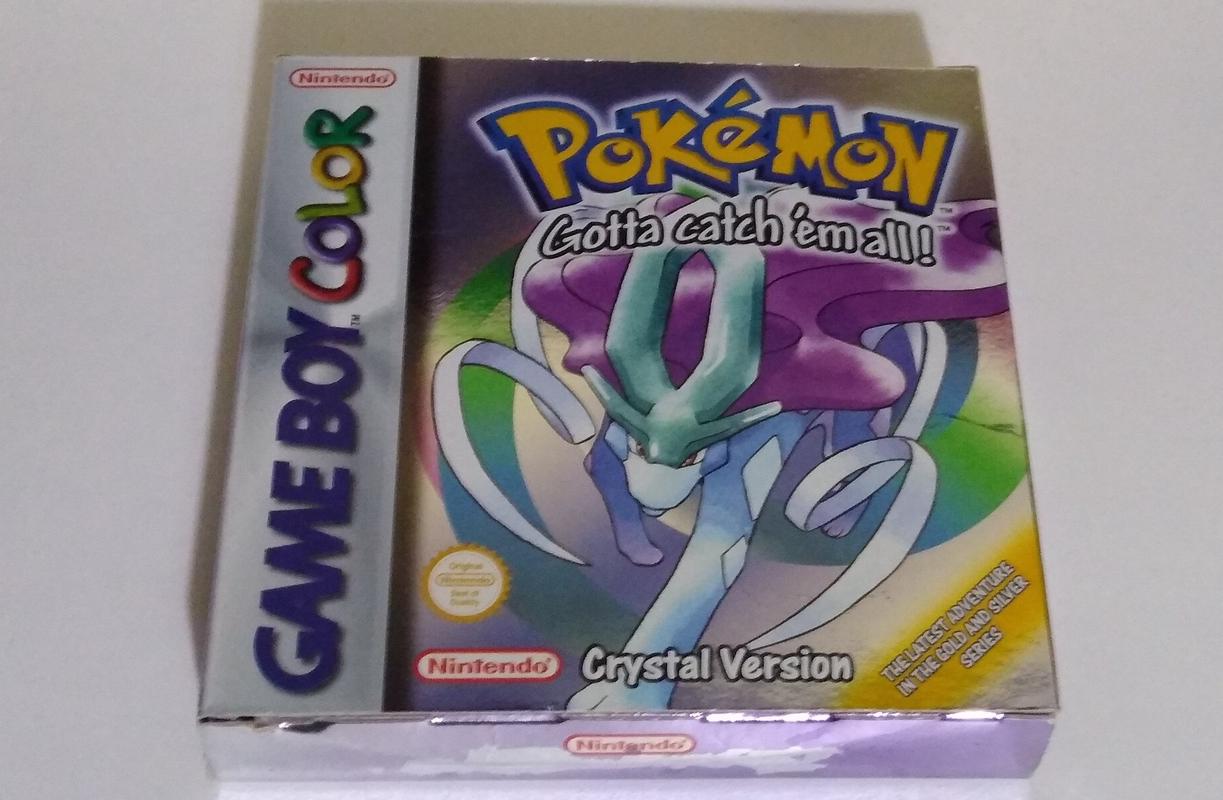 My beloved copy of Pokémon Crystal, also from 2001
