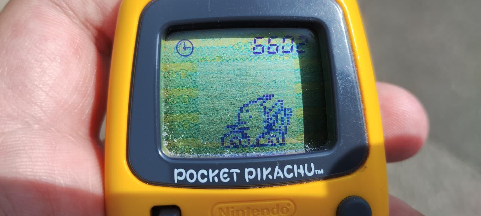 Pikachu riding a bicycle