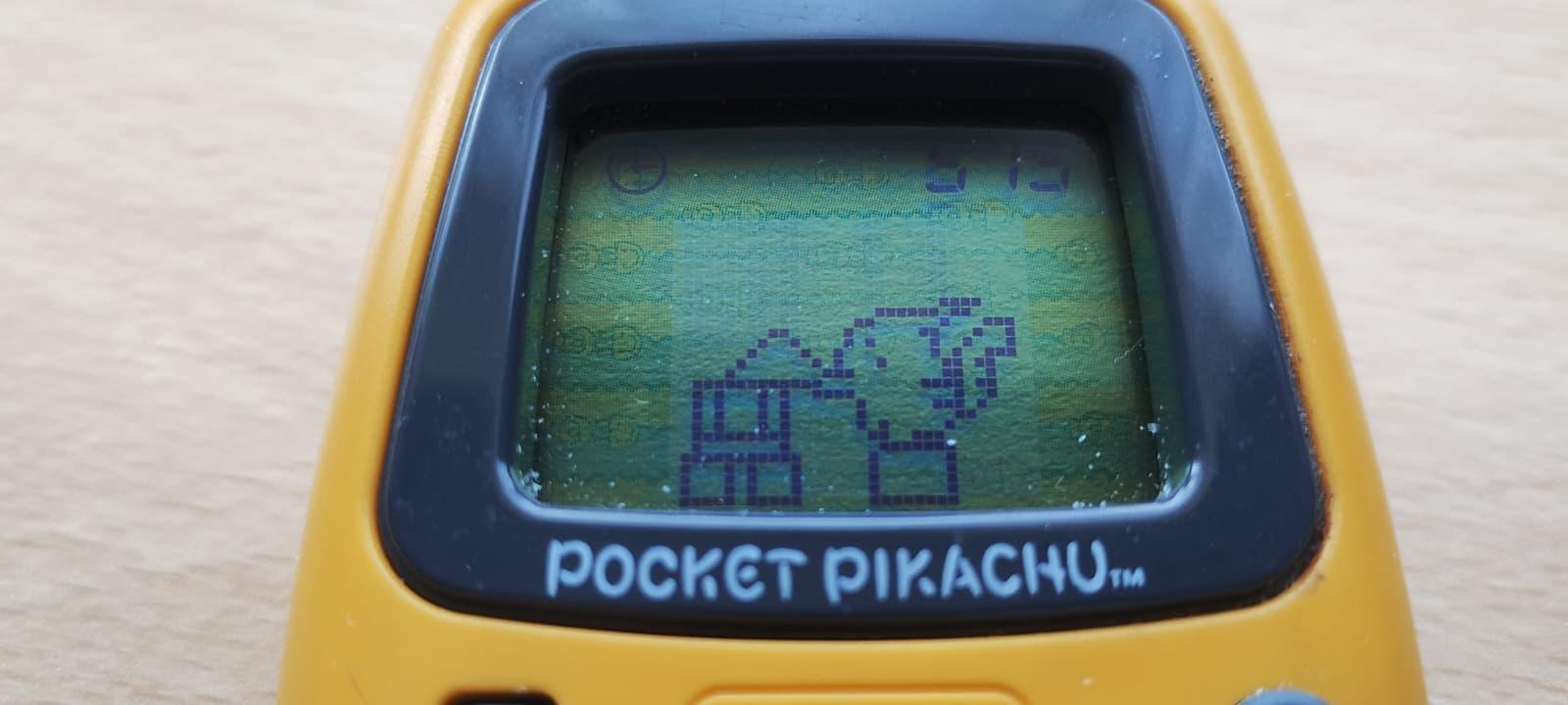 Pikachu playing with building blocks