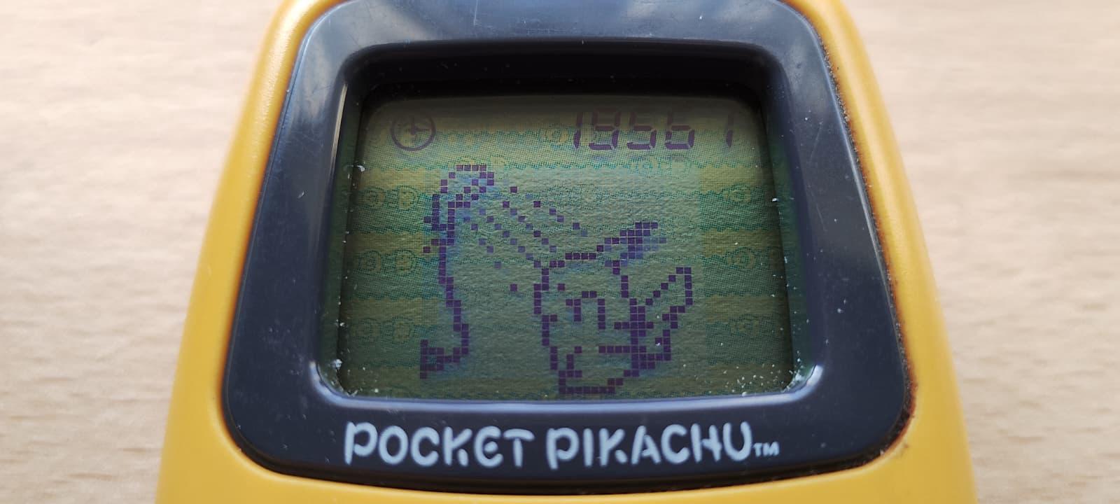 Pikachu taking a shower