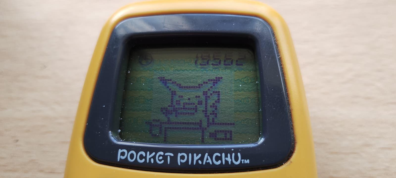 Pikachu brushing his teeth