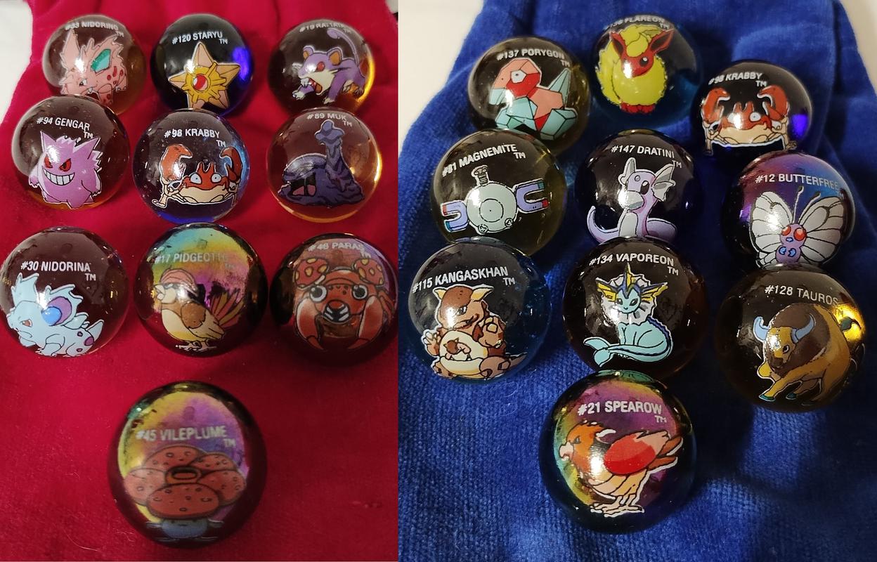Pokémon marbles (Toy Biz)