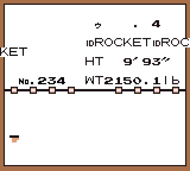 Screenshot of “.4” glitch which can be found in Pokémon Red & Blue